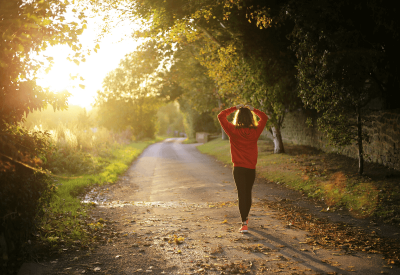 Walking Reduces stress