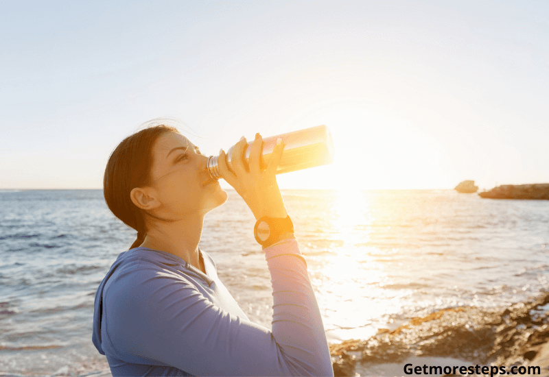 Avoid getting dehydrated on the beach