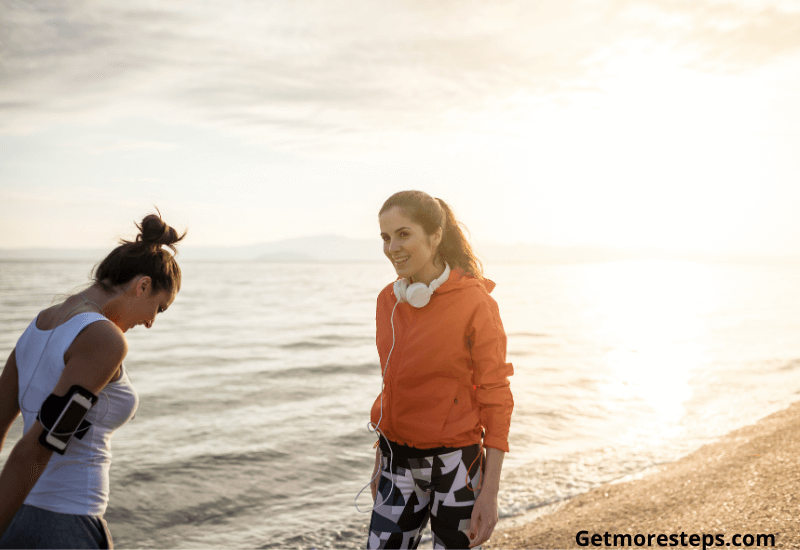 Walking on the beach put less stress on the joints