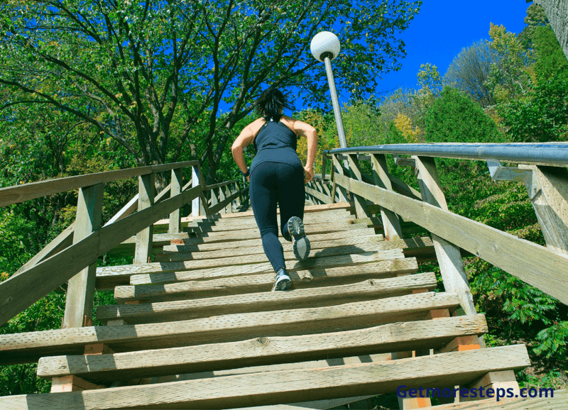 Take the stairs to get more steps
